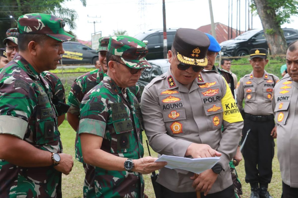 Kapolda Sumut monitoring Pemilu di Kabupaten Simalungun