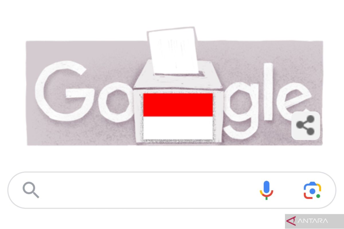 Google Doodle sambut hari pemungutan suara Pemilu 2024