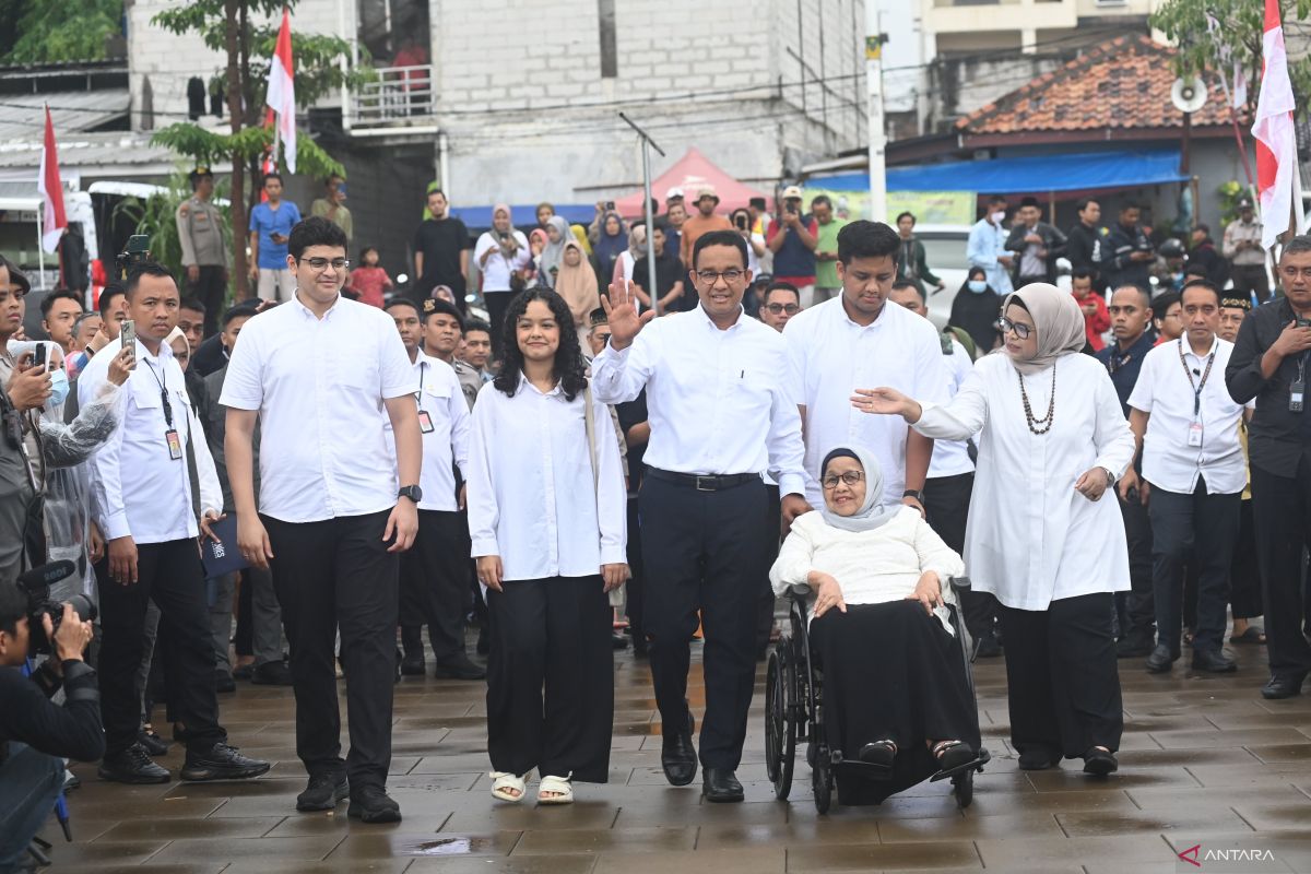 Anies-Muhaimin unggul di TPS Tunisia