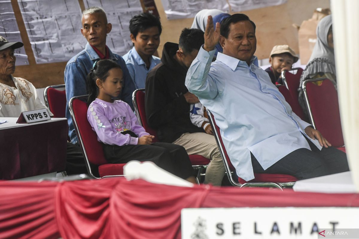 Prabowo Subianto rencanakan pidato di Istora malam ini usai unggul hitung cepat