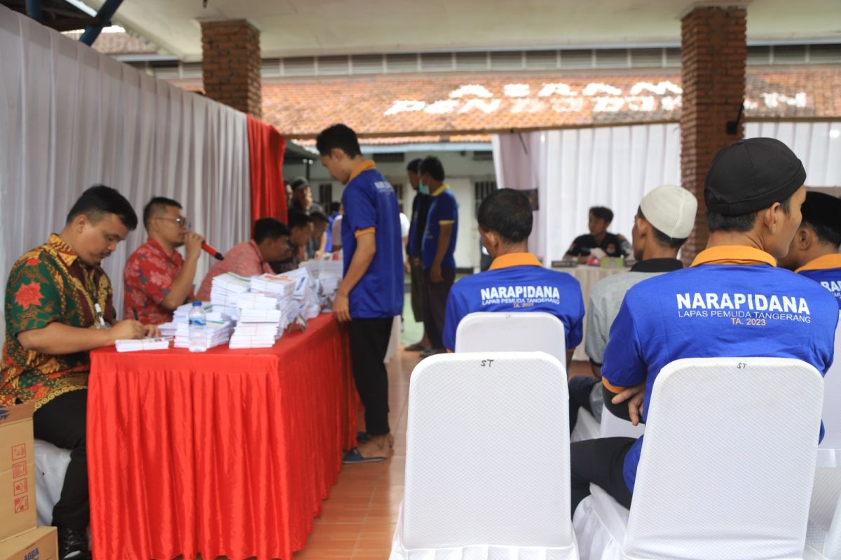 2.483 narapidana di Lapas Pemuda Tangerang salurkan hak pilih