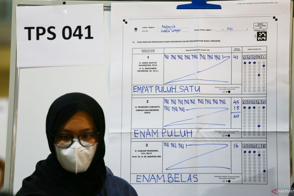 Hasil perhitungan suara di Kuala Lumpur masih tunggu rapat pleno PPLN