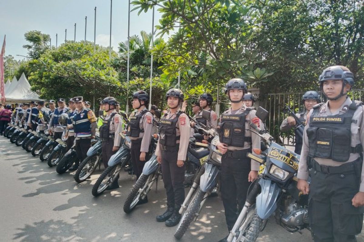 Polda Sumsel sebut Pemilu di wilayahnya aman terkendali