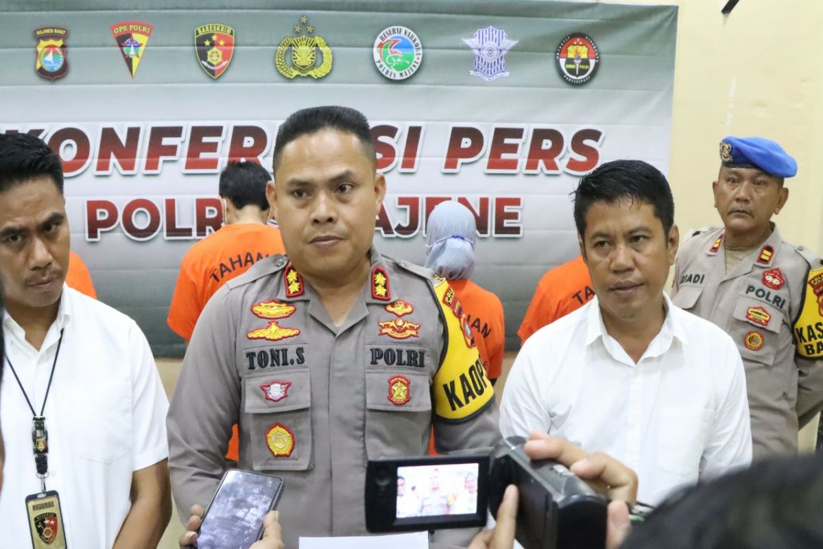 Polres Majene limpahkan tersangka dugaan korupsi pembangunan IPLT ke kejaksaan