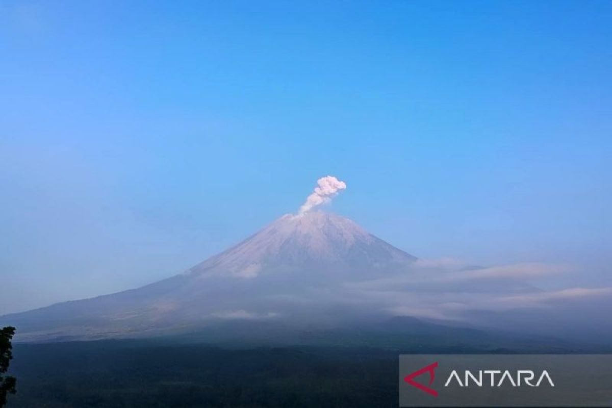 Gunung Semeru erupsi lagi pagi ini, lontarkan abu setinggi 1.000 meter