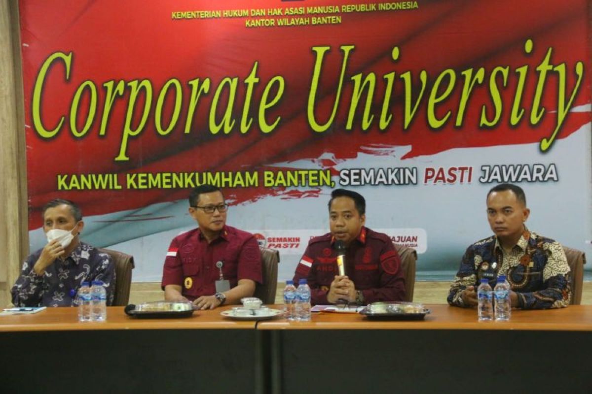 Kemenkumham Banten terima kunker Divisi Yankumham Kemenkumham Jabar