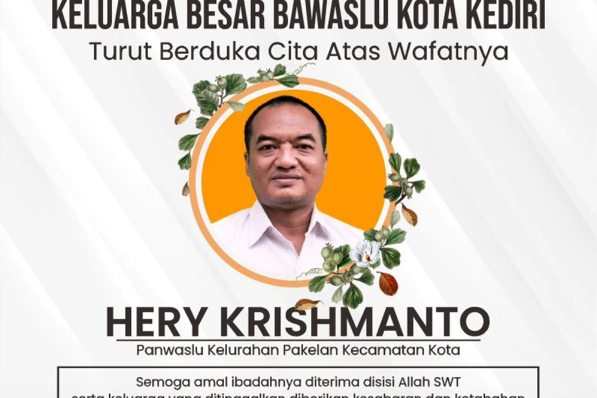 Seorang panwaslu kelurahan meninggal dunia