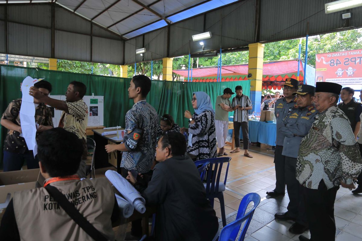 Sabtu, empat TPS di Kota Tangerang gelar pemungutan suara susulan