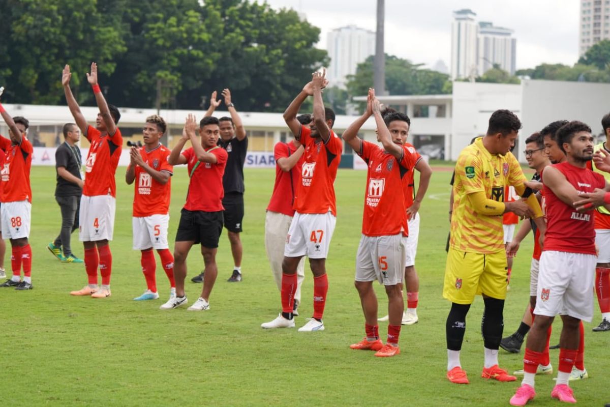 Malut United jalani latihan hadapi Semen Padang di semifinal Liga 2 Indonesia