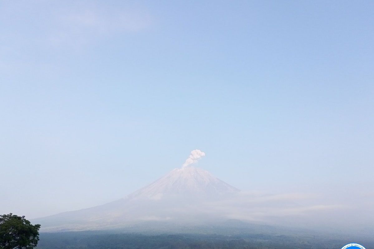 Gunung Semeru erupsi empat kali