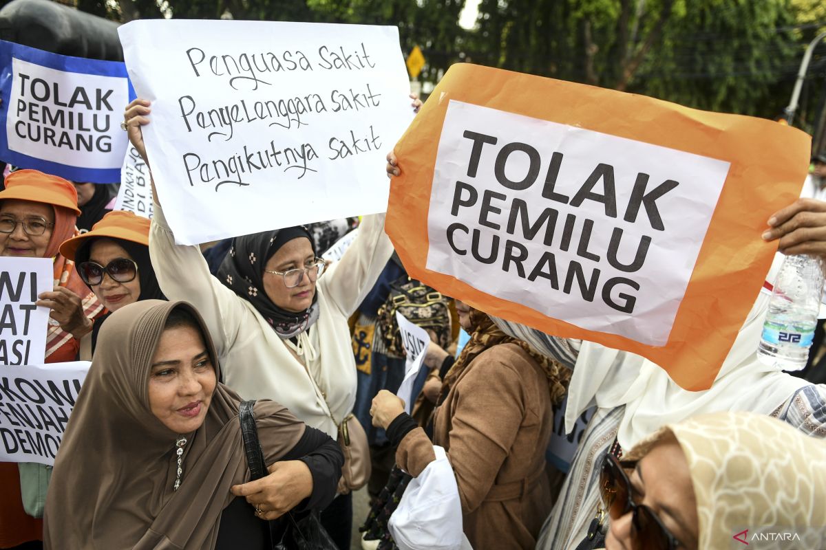 1.978 personel amankan demo di Patung Kuda hingga KPU