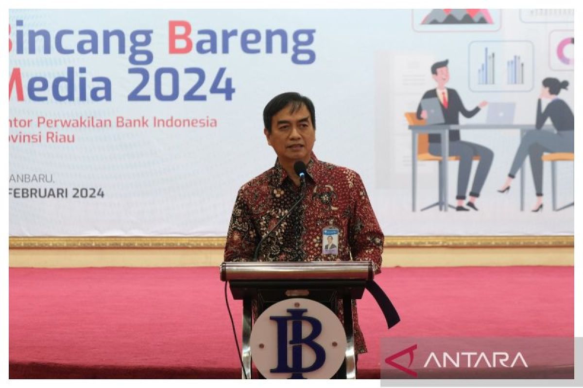 BI proyeksikan ekonomi Riau  4,8 persen tahun 2024, ini faktor penyokongnya