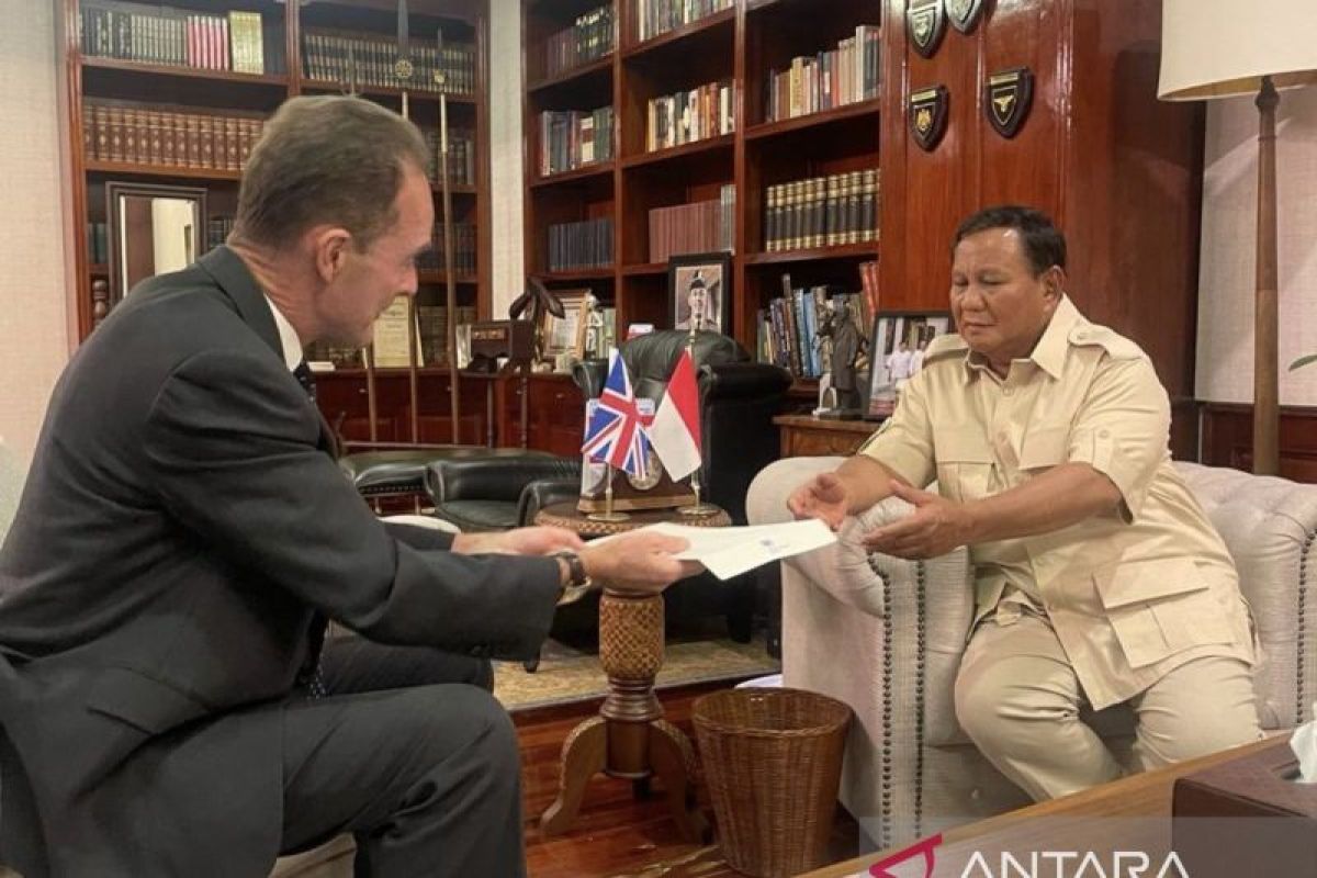 Ucapkan selamat atas kesuksesan Pemilu 2024, Dubes Inggris temui Prabowo