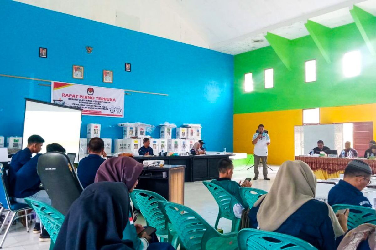 KPU Natuna mulai lakukan pleno rekapitulasi suara di tingkat kecamatan