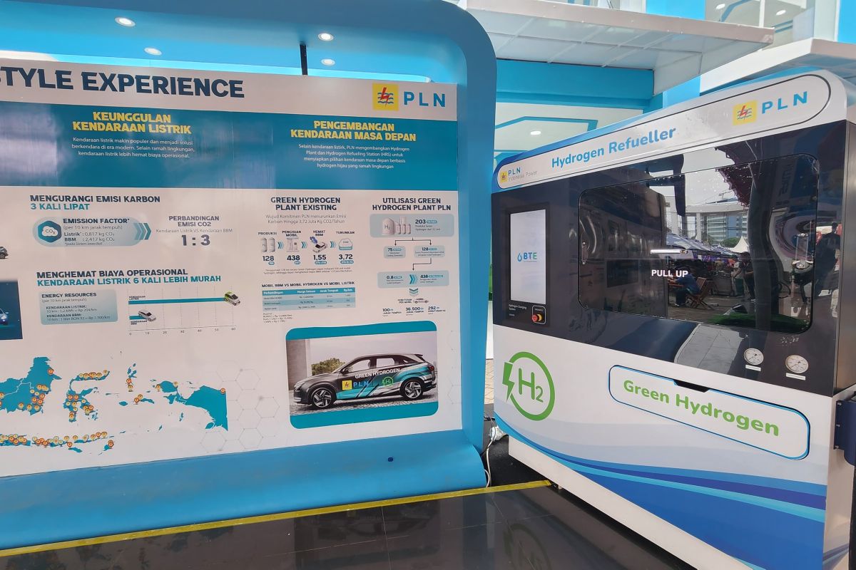 PLN Indonesia Power memamerkan stasiun hidrogen pertama di Indonesia