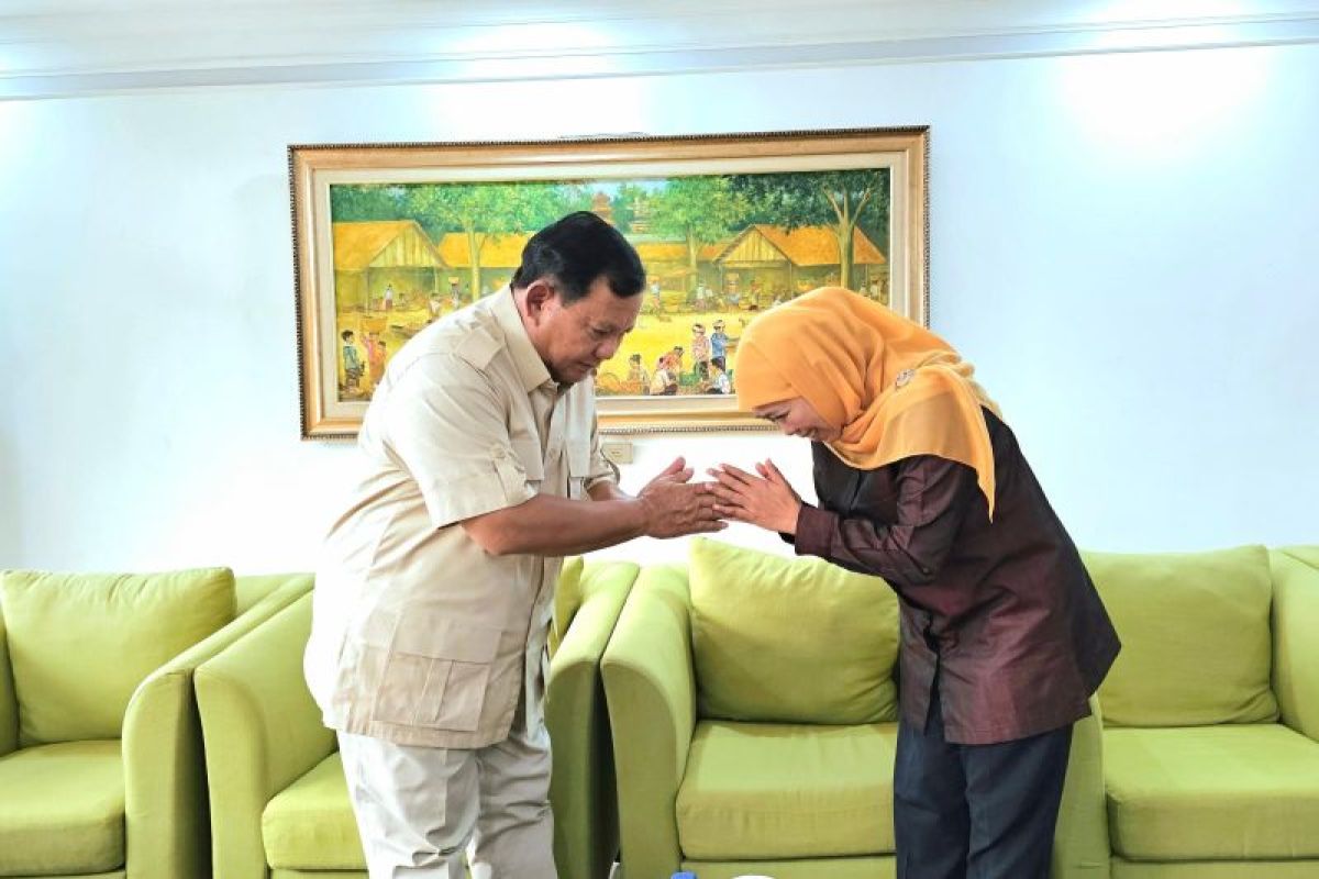 Khofifah ucapkan selamat kepada Prabowo Subianto
