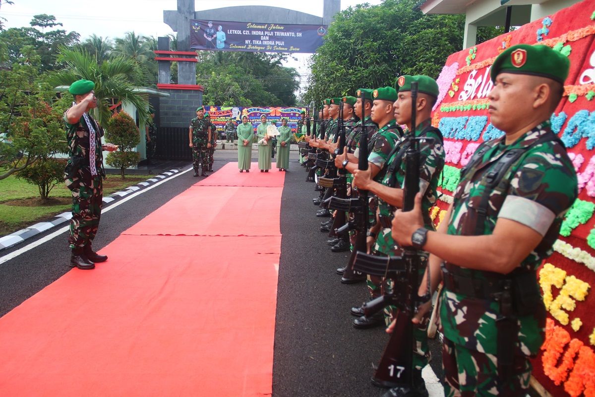 Sambut komandan baru Kodim 0429/Lamtim gelar tradisi satuan