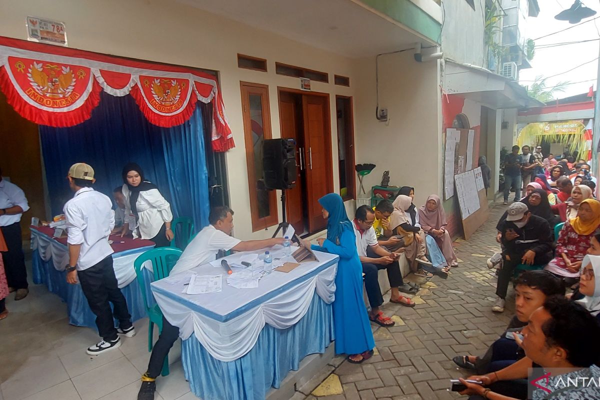 1.130 warga Larangan Kota Tangerang ikuti pemungutan suara susulan
