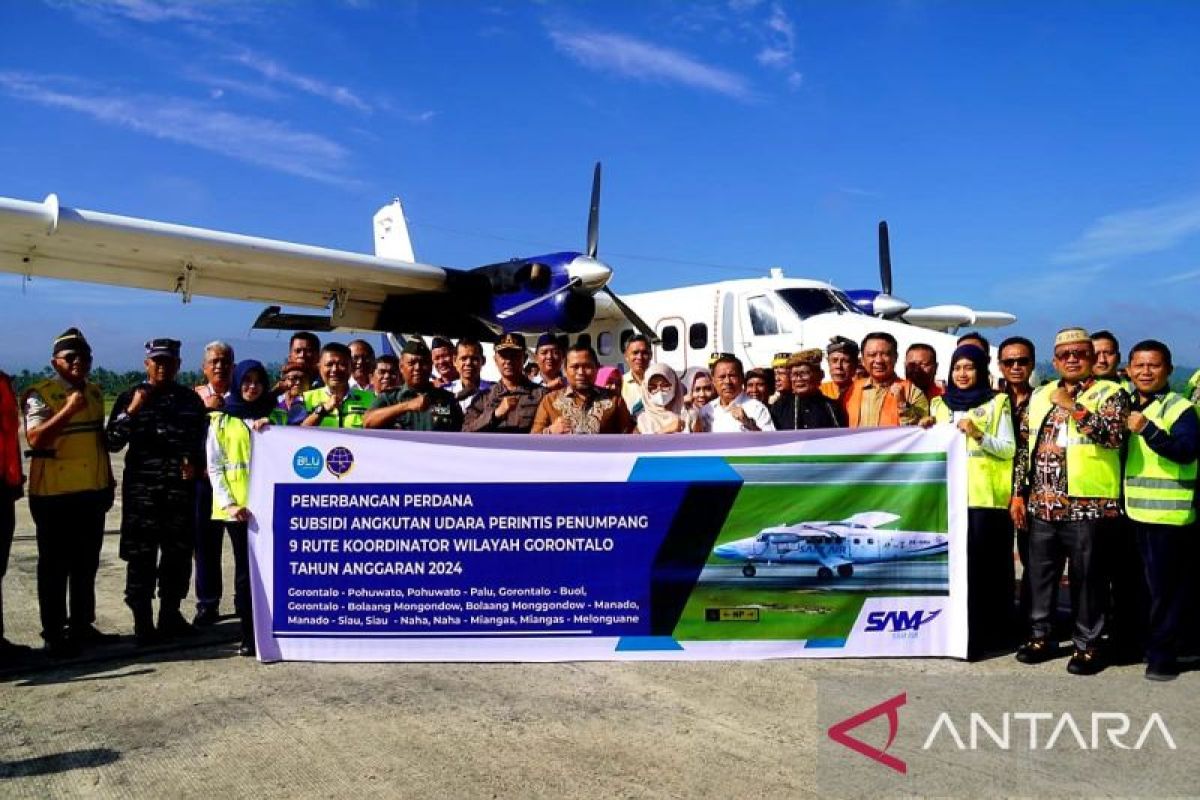 Bupati Gorontalo Utara sebut penerbangan perintis tingkatkan ekonomi