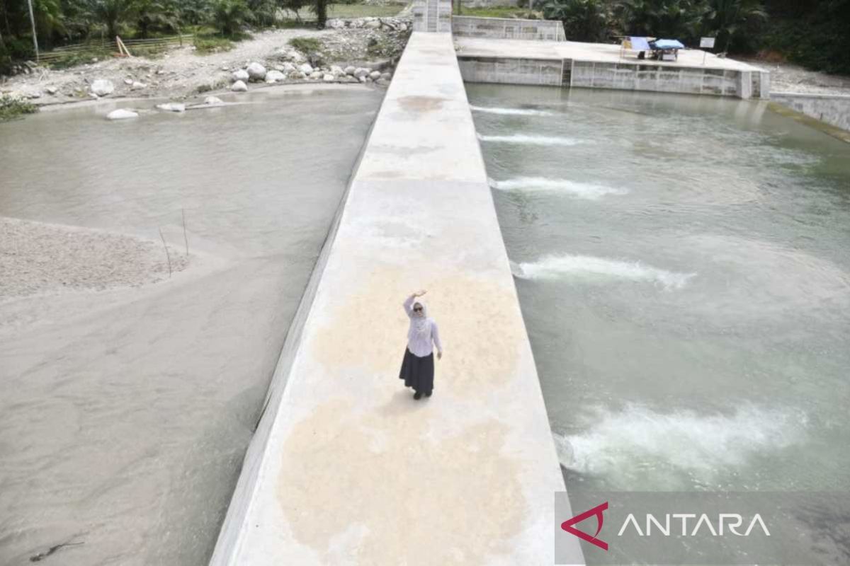 Proyek pembangunan dua sabo dam di Sungai Radda Luwu Utara telah rampung