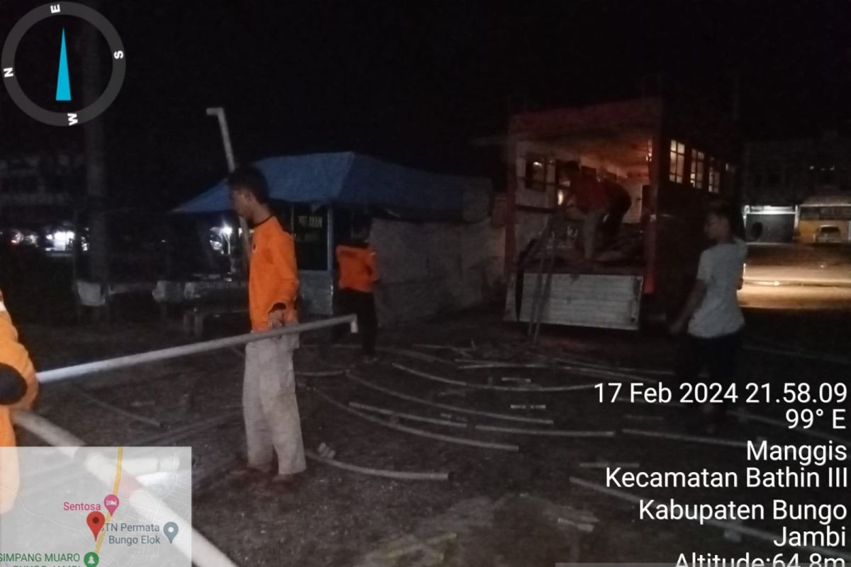 BNPB memastikan kebutuhan pokok 472 korban banjir di Bungo, Jambi