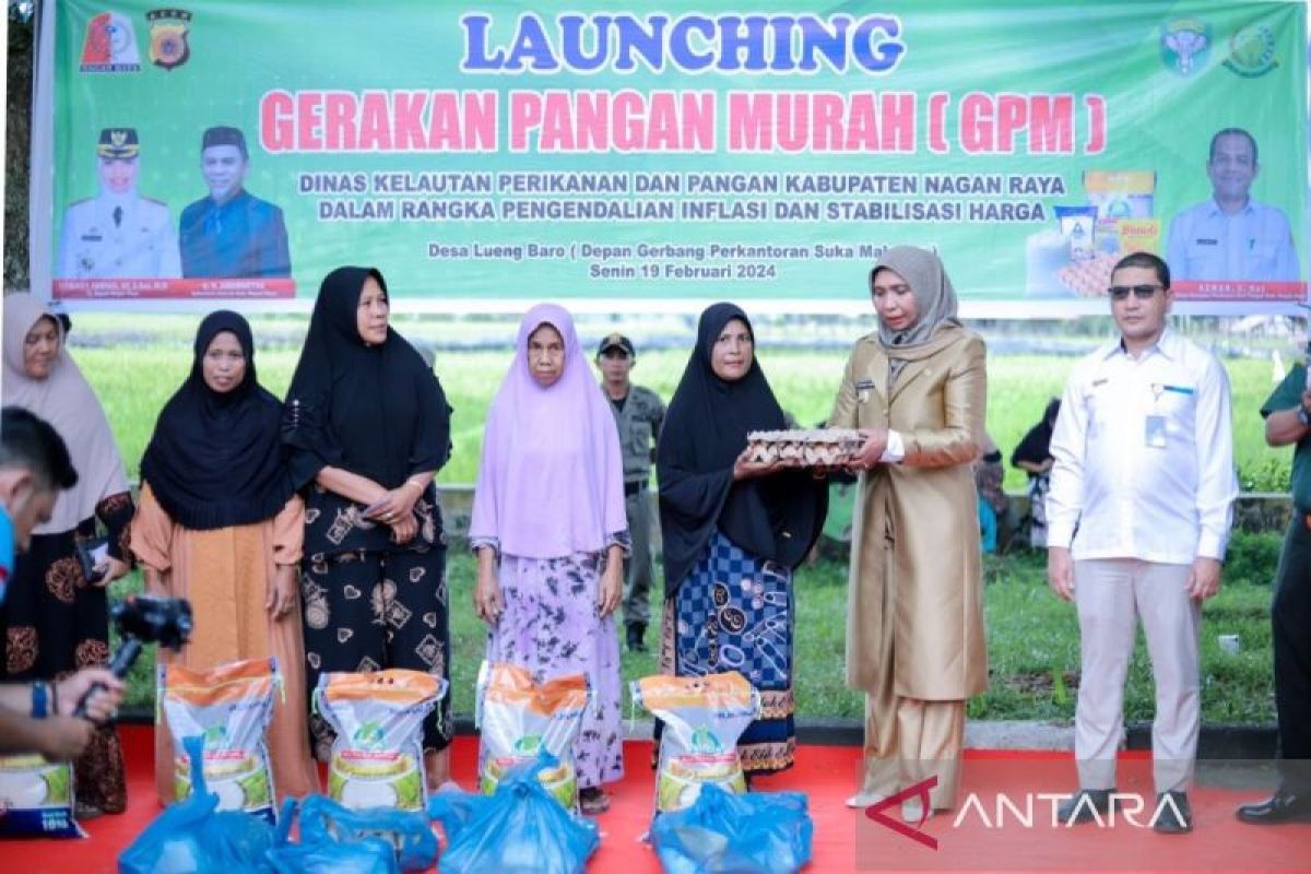 Pemkab Nagan Raya Aceh meluncurkan program gerakan pangan murah