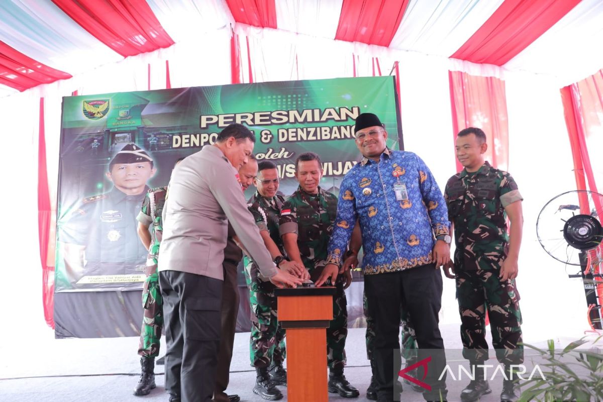 Pj Gubernur Safrizal hadiri peresmian Denpom II/5 dan Denzibang 5/II Bangka