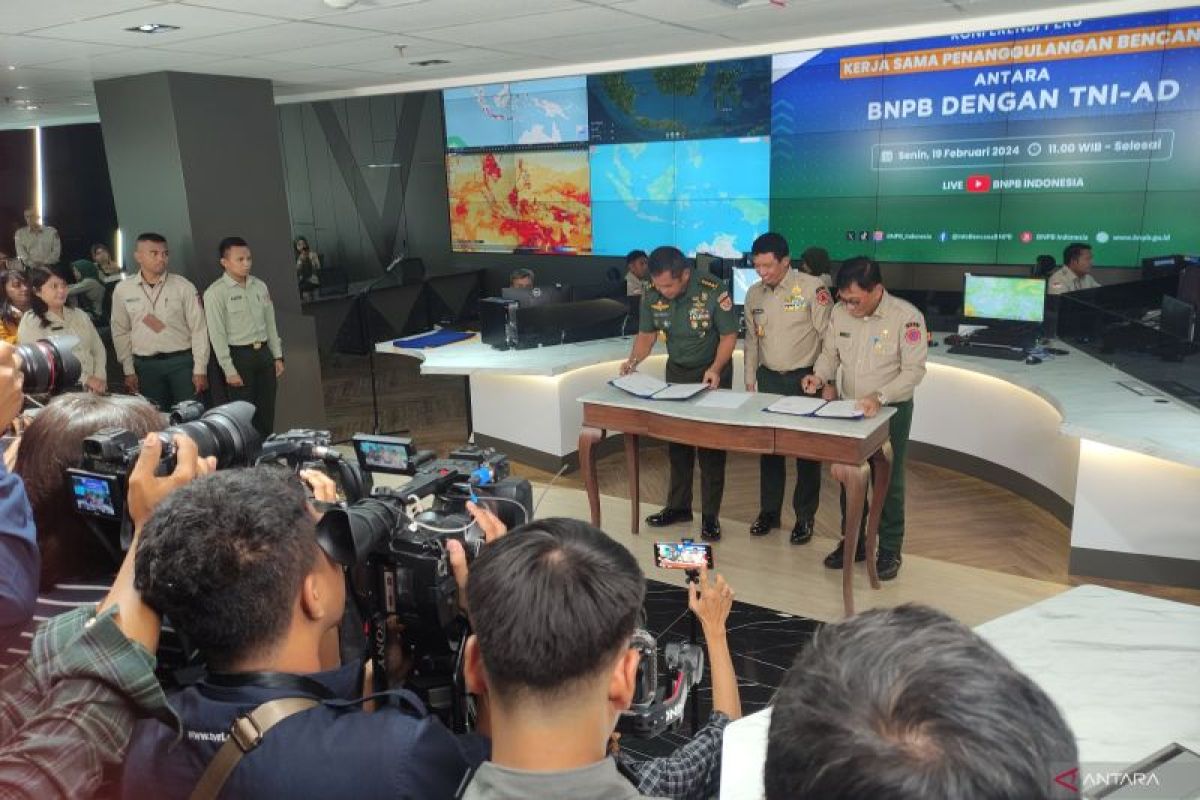 BNPB dan TNI-AD jalin kerja sama optimalisasi penanggulangan bencana