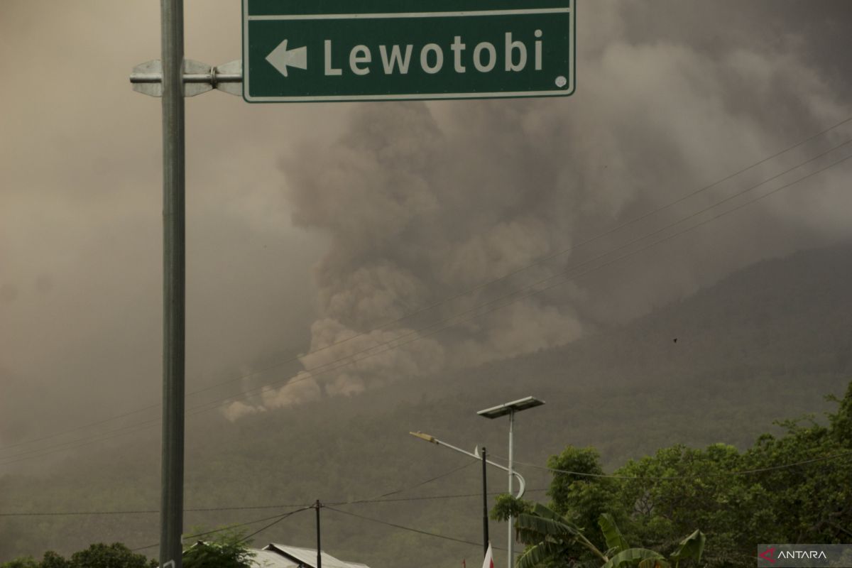 BPBD minta warga waspadai ancaman banjir lahar Gunung Lewotobi Laki-Laki