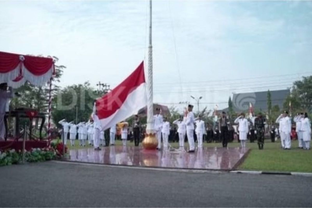 Paolus Hadi pimpin upacara HUT Ke-78 RI di Sanggau