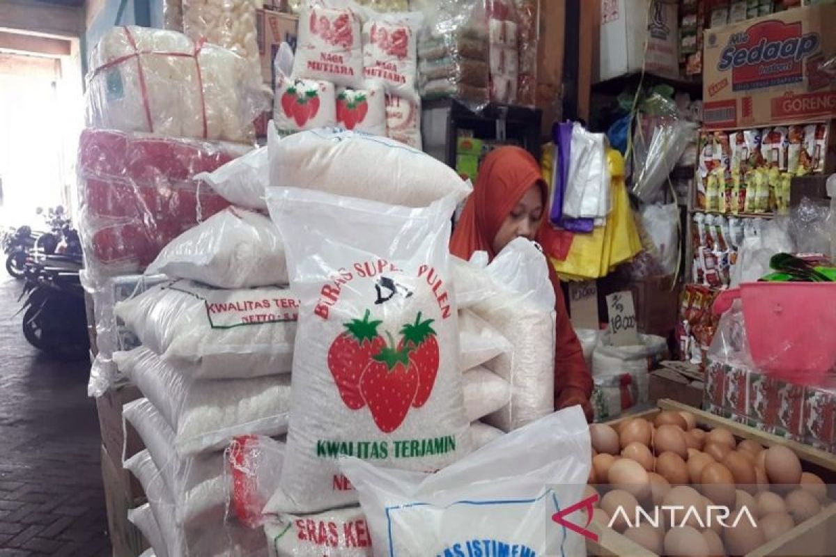 Harga beras di Pasar Boyolali dijual capai Rp16.500 per kg