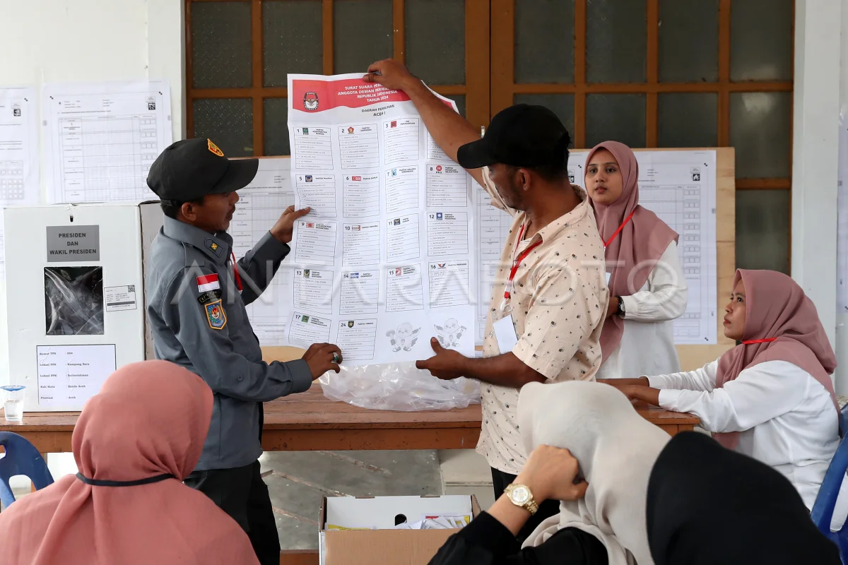 PKB dan Golkar sementara kuasai suara tertinggi dari dua daerah pemilihan Aceh