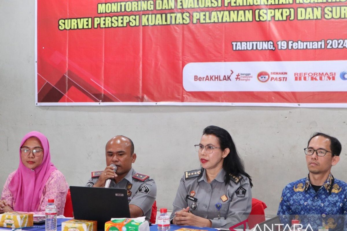 Kemenkumham Sumut tularkan semangat pelayanan publik dari Rutan Tarutung