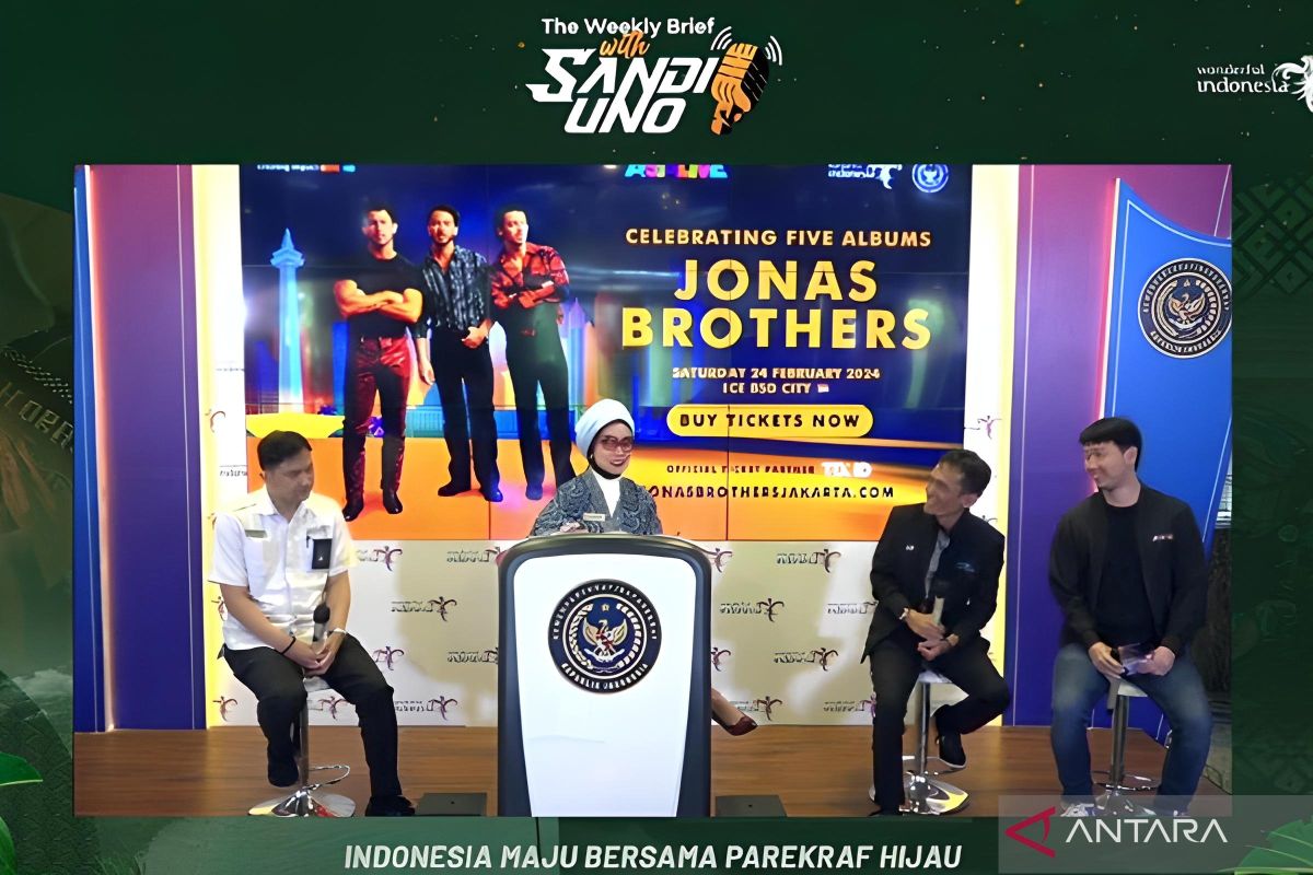 Kemenparekraf dukung gelaran konser perdana Jonas Brothers di Jakarta