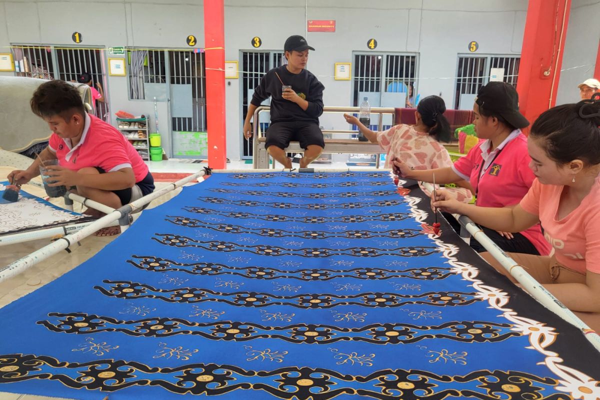 WBP Lapas Tarakan siap berkontribusi dalam industri batik