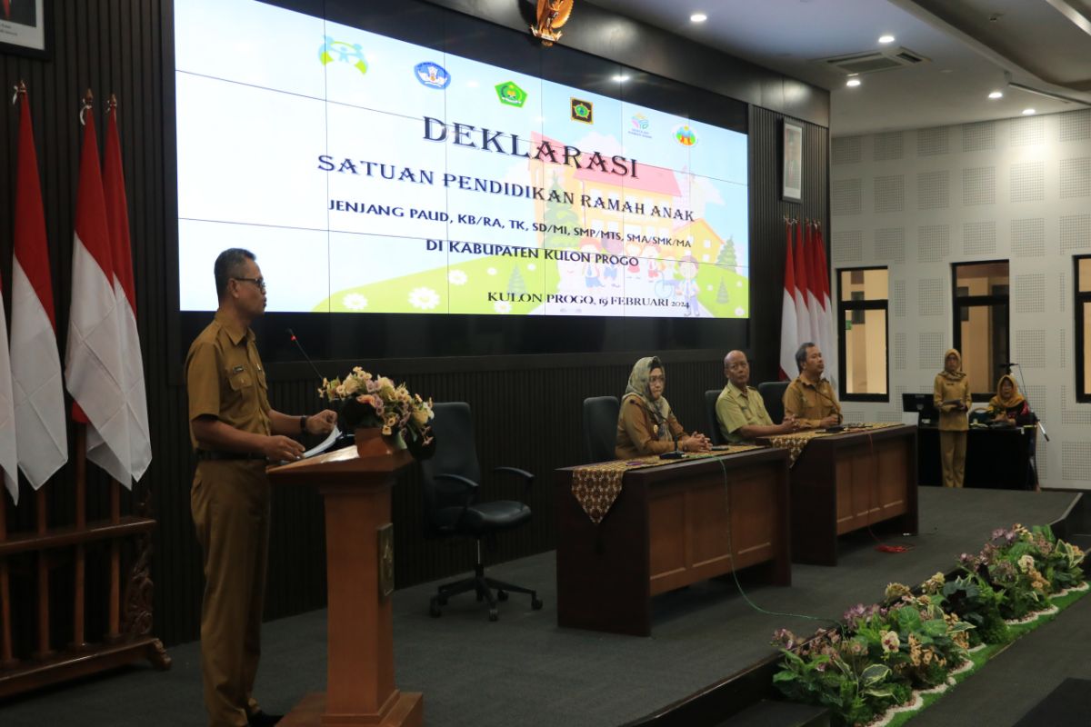Pemkab Kulon Progo deklarasikan sekolah ramah anak jamin hak anak