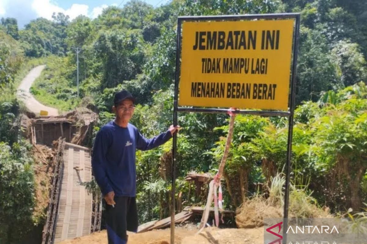 Dinas PUPR Tabalong  bangun Kumap dengan jembatan permanen