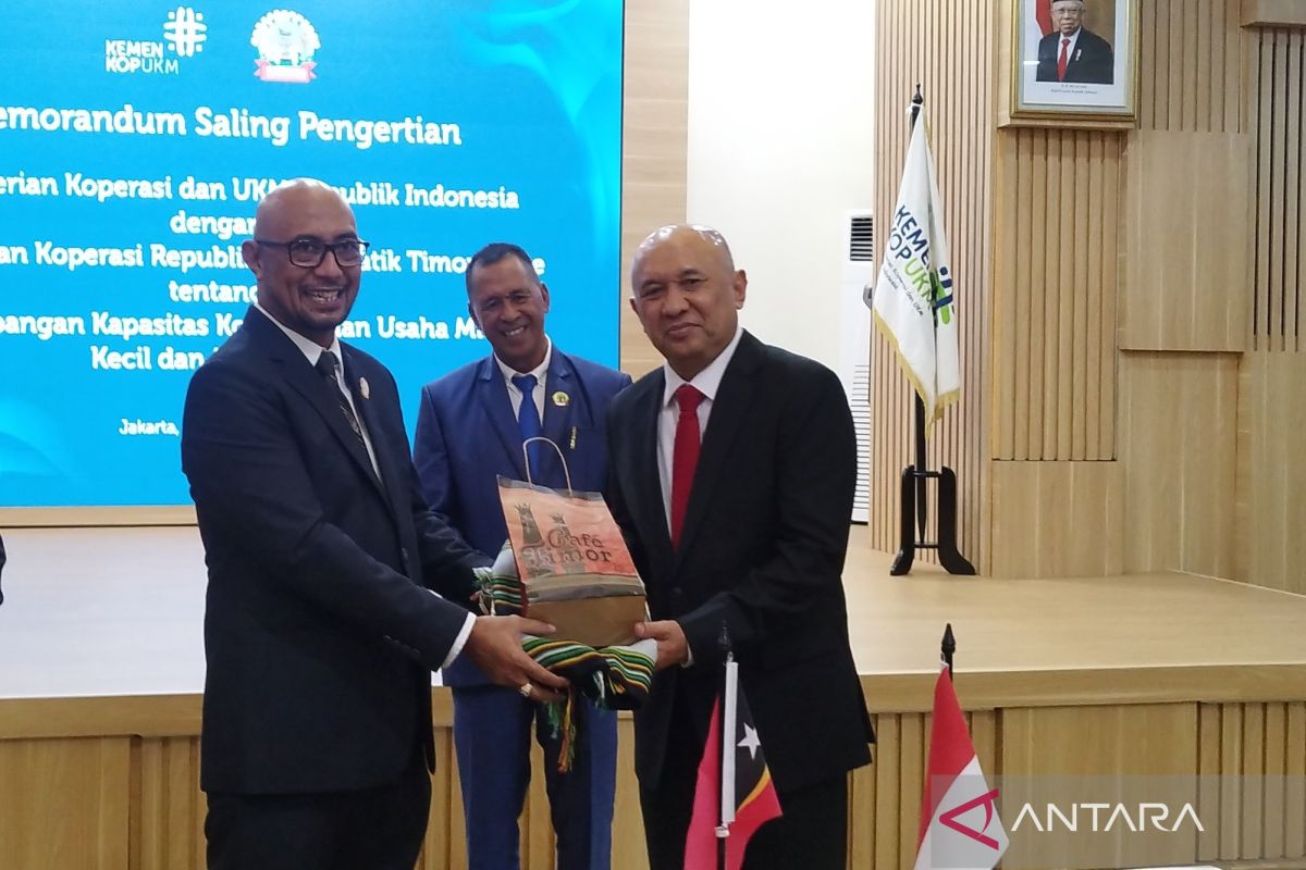 Indonesia, Timor-Leste sign MoU to bolster cooperatives, MSMEs