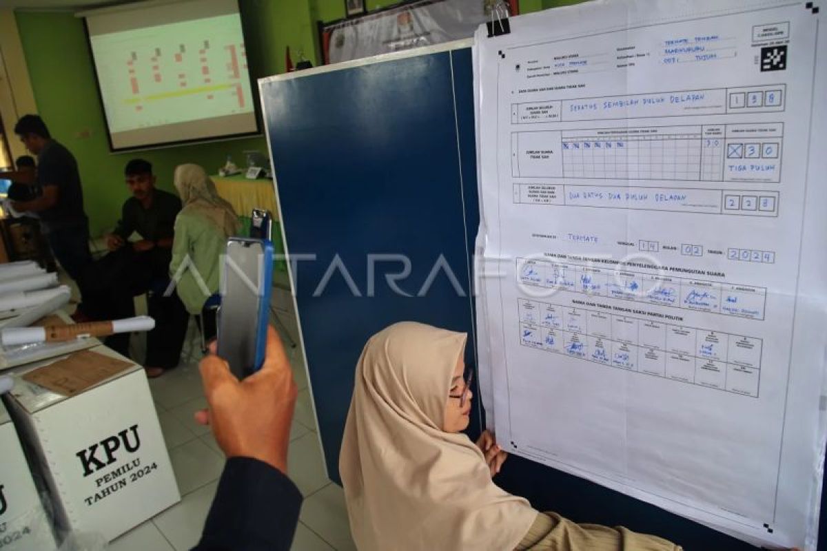KPU Jakpus: Proses rekapitulasi suara di Jakarta Pusat berjalan lancar