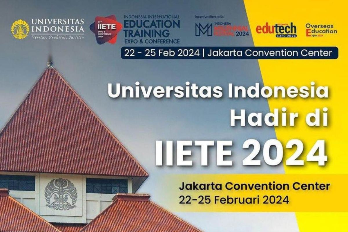 UI berikan informasi penerimaan mahasiswa baru di IIETE 2024