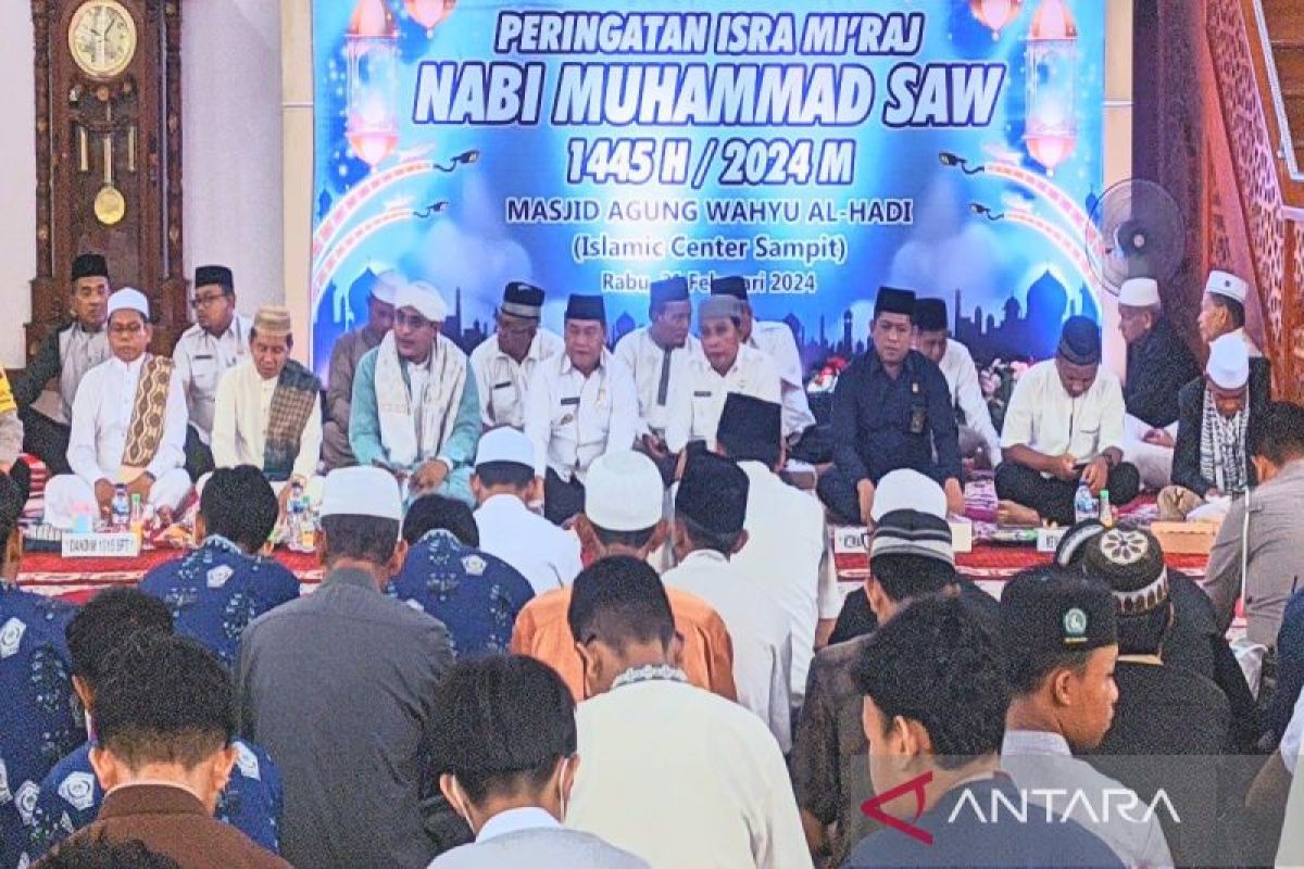 Umat Islam di Kotim diajak memaknai dan mengimplementasikan nilai-nilai Isra Mikraj