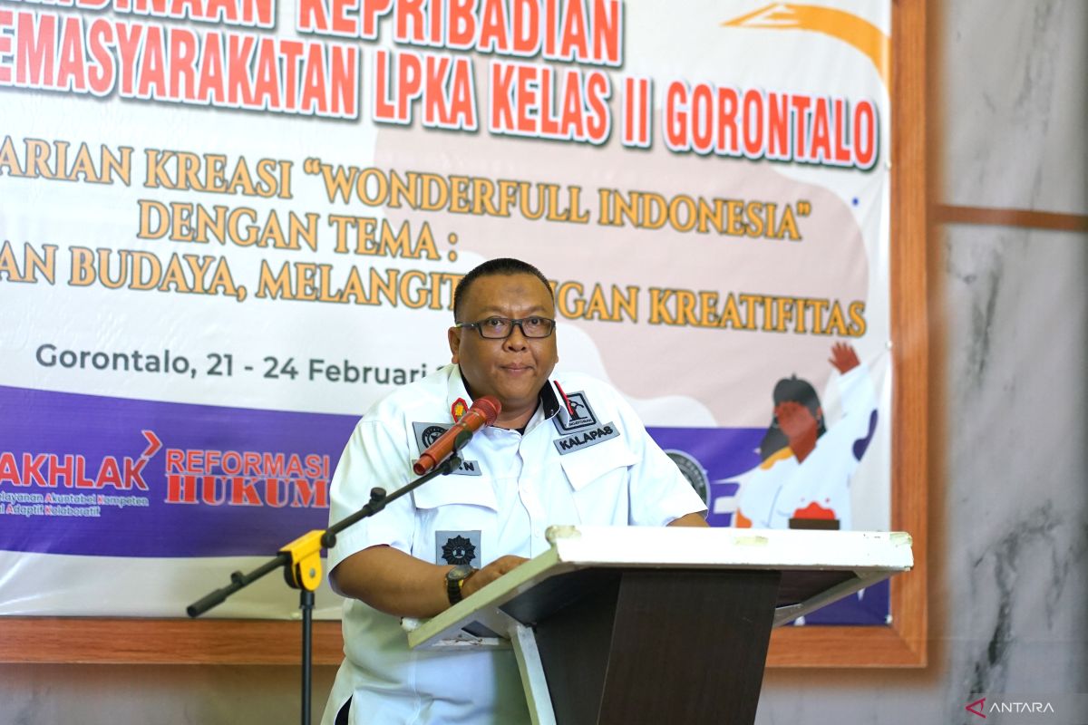 LPKA Gorontalo gelar pelatihan tarian kreasi Wonderful Indonesia