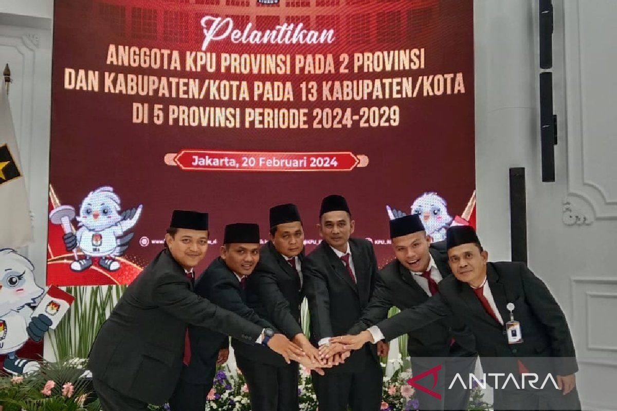 Komisioner KPU Palas masa periode 2024 - 2029 resmi dilantik