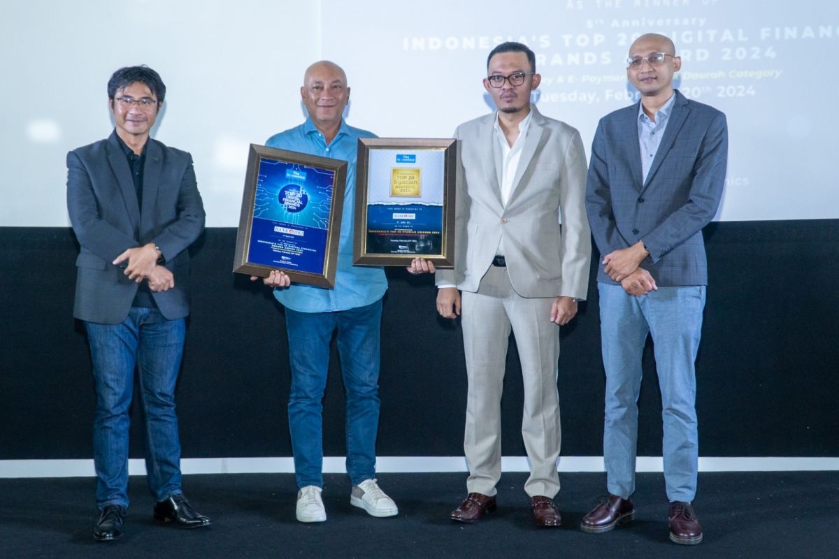 Bank DKI boyong 2 penghargaan dari The Iconomics