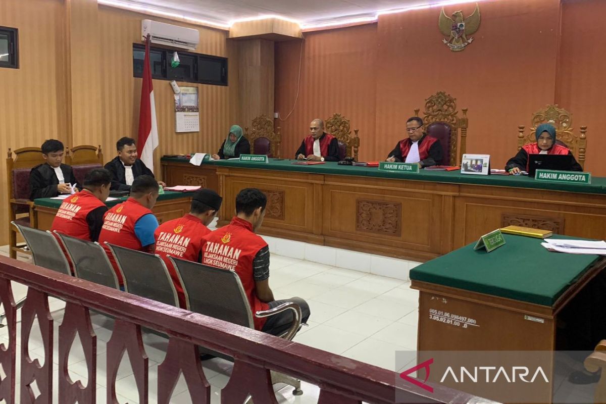 Jaksa tuntut hukuman mati empat terdakwa 10 Kg Sabu di Lhokseumawe