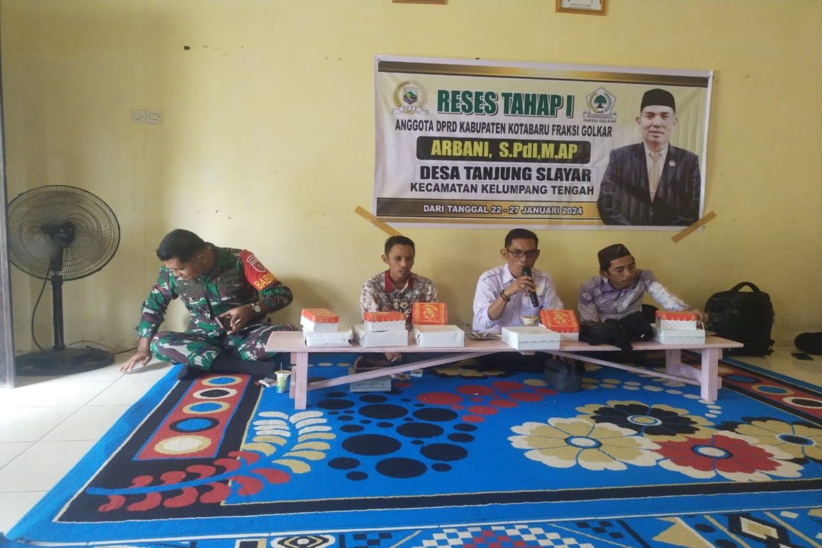 Anggota DPRD Kotabaru serap aspirasi rakyat di Kelumpang Tengah