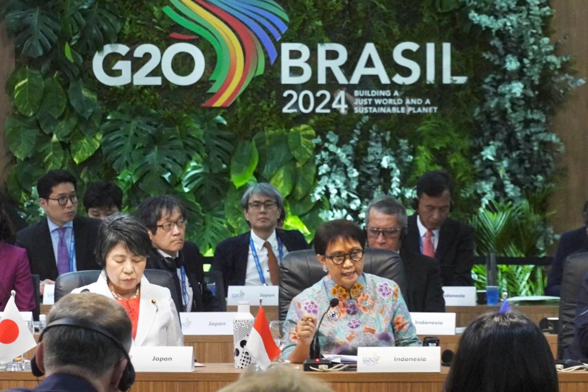 Menteri Retno bawa isu Gaza dalam pertemuan G20