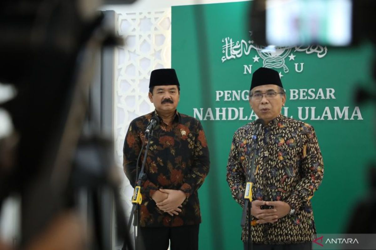 Hadi Tjahjanto sowan ke PBNU hari pertama kerja sebagai menko polhukam