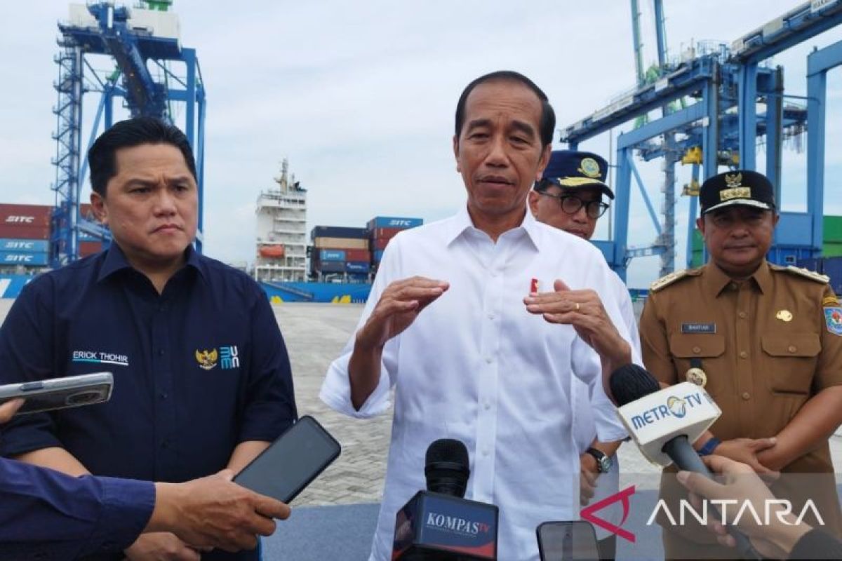 Jokowi apresiasi MNP sebagai pelabuhan terdalam