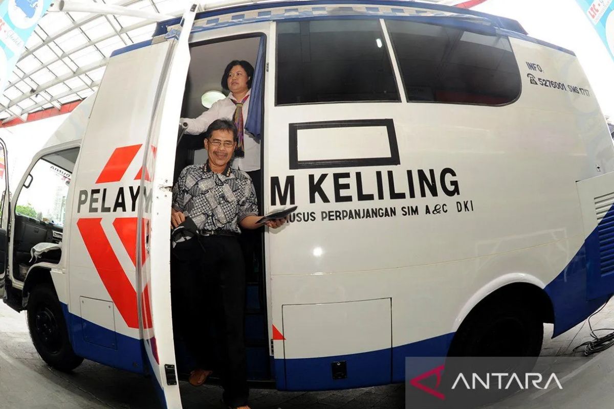 Minggu, SIM Keliling tersedia di tiga lokasi Jakarta